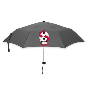 Red Serpent and the Skull - Umbrella (small) - grey - Front