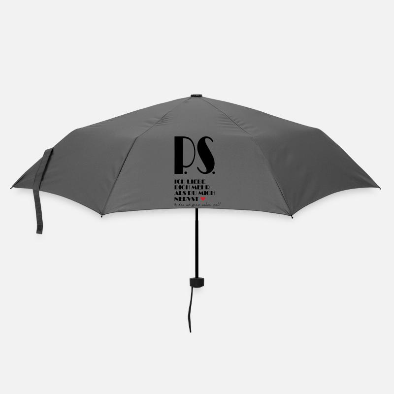 Je t’aime plus que tu ne m’agaces - Parapluie standard - bruyère