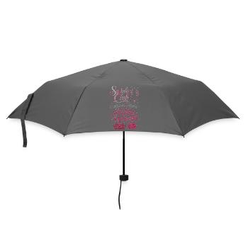 Wein Sozialer Club Lecker Weinchen - Regenschirm (klein) - Grau - Vorne