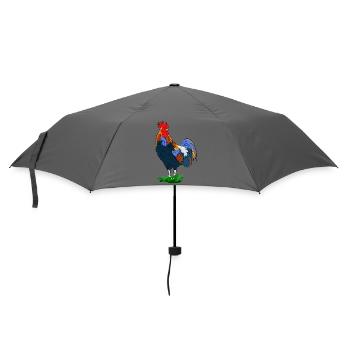 Coq coloré dans le style dessin animé - Parapluie standard - bruyère - Devant