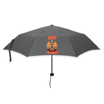 Spooky Halloween Fox Print - Umbrella (small) - grey - Front