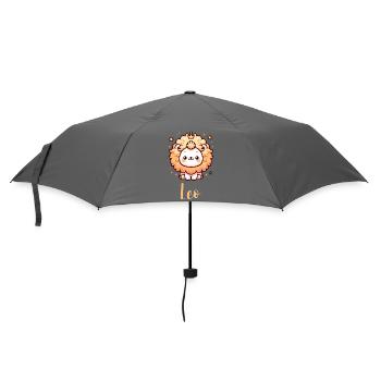 Cute Leo Zodiac Astrology Gift - Umbrella (small) - grey - Front