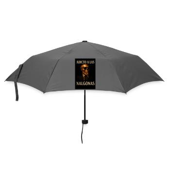 Crâne avec des lunettes et saut de langue - Parapluie standard - bruyère - Devant