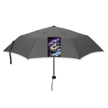 Astral fishing on the Moon - Umbrella (small) - grey - Front