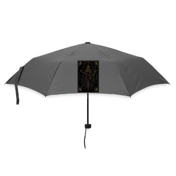 Mondhexe  - Regenschirm (klein) - Grau - Vorne