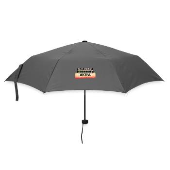 PAPA-MODUS AKTIV - Regenschirm (klein) - Grau - Vorne