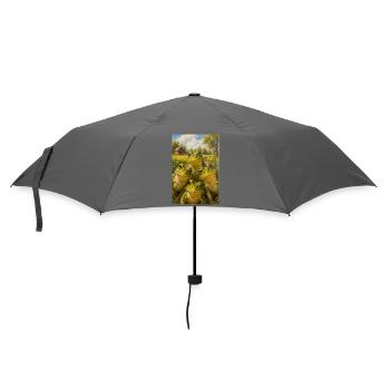 Cottage Pond Frogs Ensemble - Regenschirm (klein) - Grau - Vorne