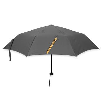 Lustige Flöte - Flöten - Blockflöte - Geschenk - Regenschirm (klein) - Grau - Vorne