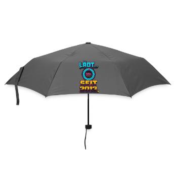Lädt Seit 2013 Retro Gamer - Regenschirm (klein) - Grau - Vorne