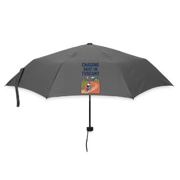 Staub jagen in Toskana Kiesradfahrer - Regenschirm (klein) - Grau - Vorne