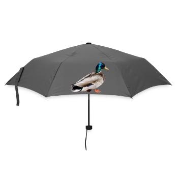 Stockente Männchen - Regenschirm (klein) - Grau - Vorne