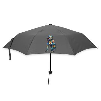 Femme colorée cubiste de verre - Parapluie standard - bruyère - Devant