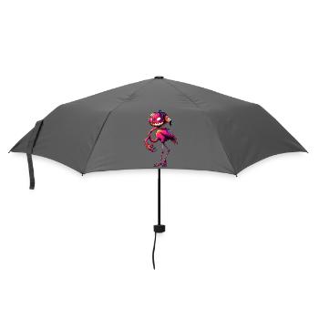 Halloween flamant rose dessin animé citrouille monstre fusion - Parapluie standard - bruyère - Devant