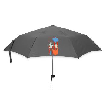 Fantôme d’Halloween Halloween Drapeau des États-Unis Fantôme d’Halloween - Parapluie standard - bruyère - Devant