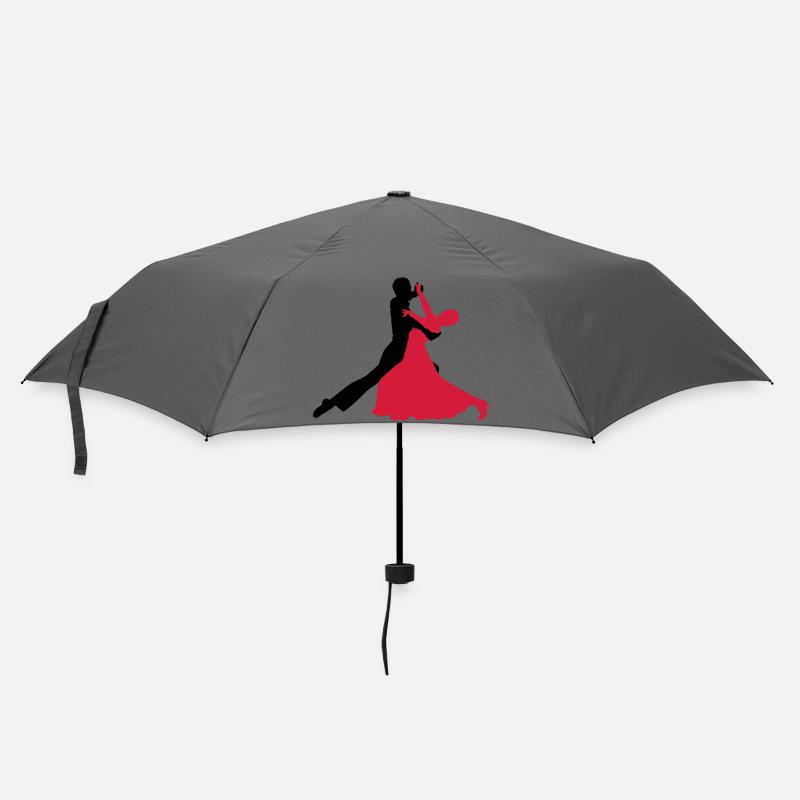 Tanzpaar - Regenschirm (klein) - Grau