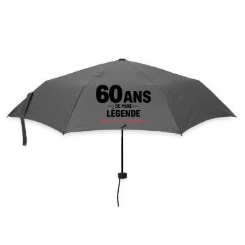60 Ans de Pure Légende cadeau drôle anniversaire - Parapluie standard - bruyère - Devant