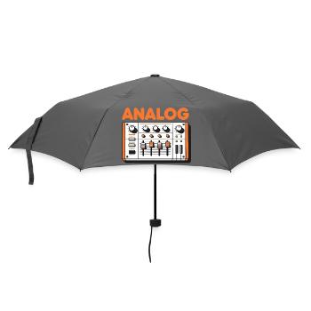 Analog Audio Mixer Retro Soundboard Graphic - Umbrella (small) - grey - Front