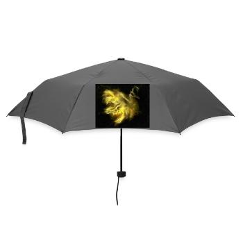 Golden Phoenix in flames - Umbrella (small) - grey - Front