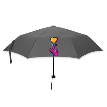 Kpop Musique coréenne Doigts mignons Cœur Amour Corée - Parapluie standard - bruyère - Devant