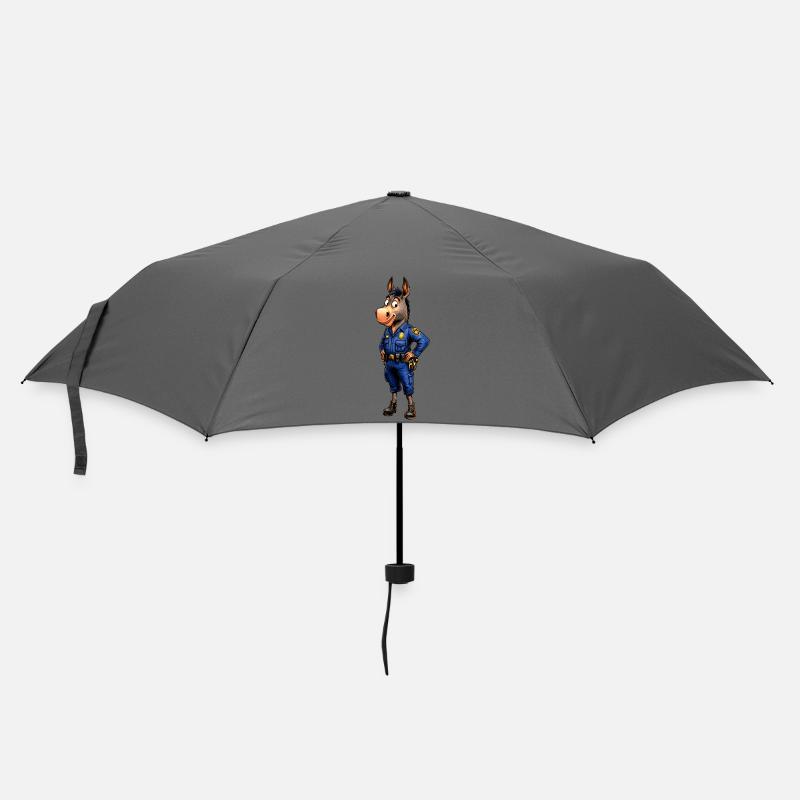 Police Donkey - Umbrella (small) - grey