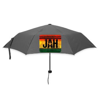 Inspiration reggae avec étoile et couleur - Parapluie standard - bruyère - Devant