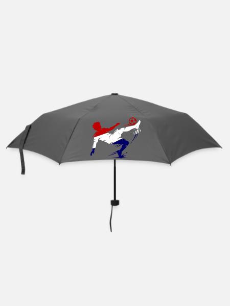 Fallrückzieher Niederlande Fussball - Regenschirm (klein) - Grau