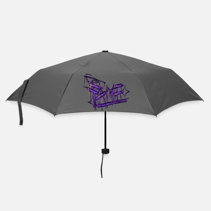 Inscription Graffiti Fame Violet - Parapluie standard - bruyère