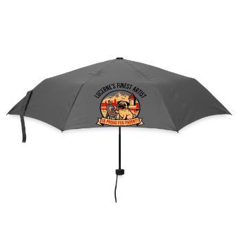 Artist Lucerne Art And Pug Parent Apparel - Umbrella (small) - grey - Front