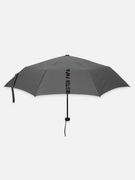 Bester Papa der Welt Geschenk - Regenschirm (klein) - Grau