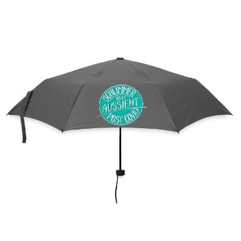 Schlimmer als es aussieht, Post Covid - Regenschirm (klein) - Grau - Vorne
