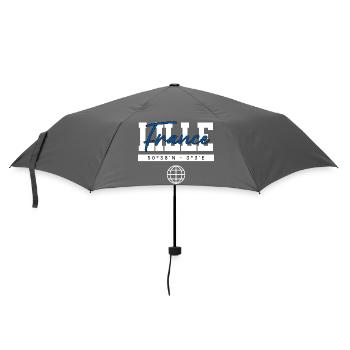 Lille Frankreich Koordinaten Reise Souvenir - Regenschirm (klein) - Grau - Vorne