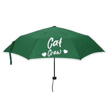 Coeur d’équipage de chat - Parapluie standard - vert bouteille - Devant