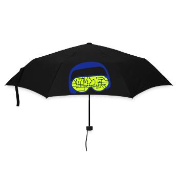 DJ Data Microchip Sunglasses Glasses Party Music - Umbrella (small) - black - Front