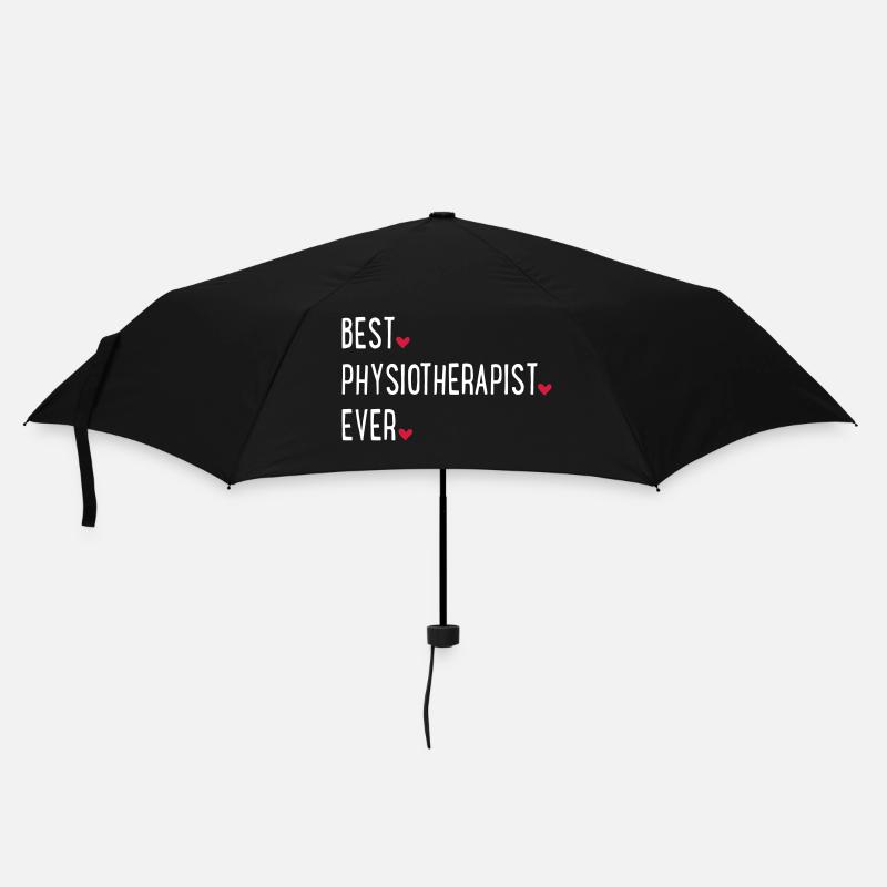 Best Physiotherapist ever - Regenschirm (klein) - Schwarz