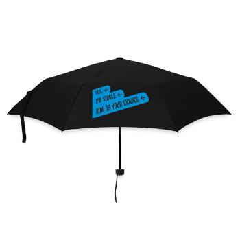 single now your chance - Regenschirm (klein) - Schwarz - Vorne