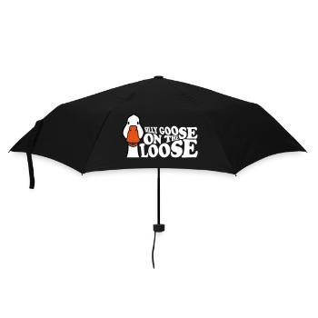 goose on the loose - Umbrella (small) - black - Front