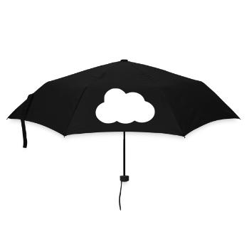 Simple Cloud - Umbrella (small) - black - Front
