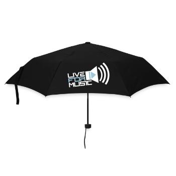 Live for Music Speaker Saying Life for Music - Umbrella (small) - black - Front