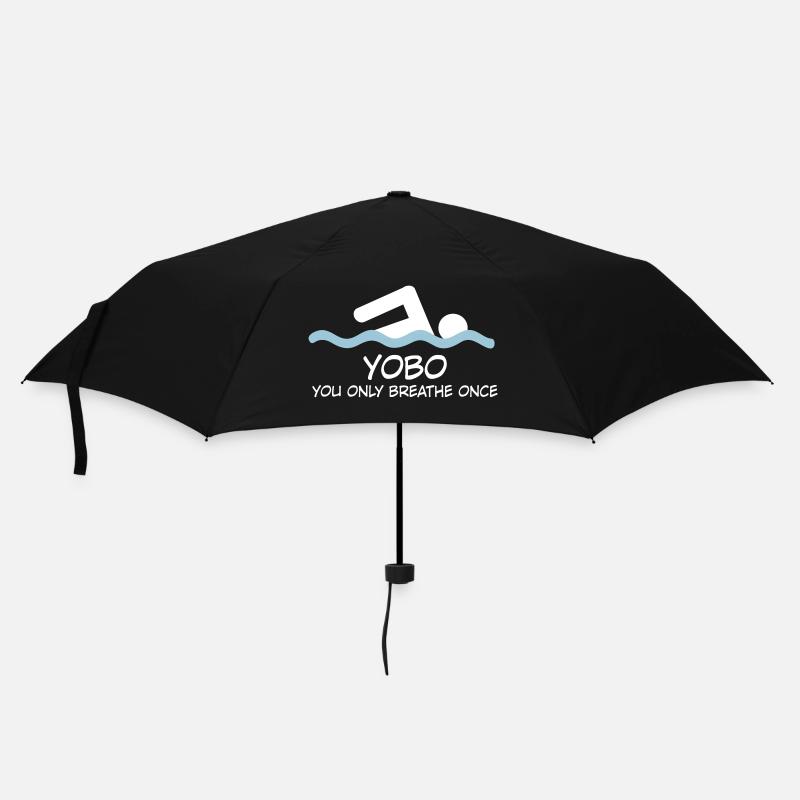 Schwimmen - Regenschirm (klein) - Schwarz