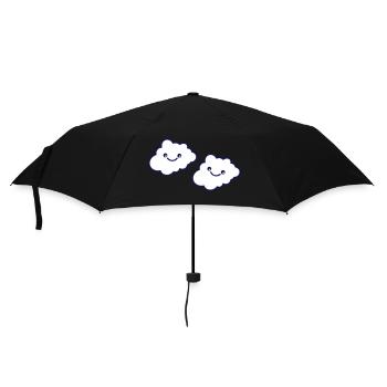Cloud Smile - Umbrella (small) - black - Front