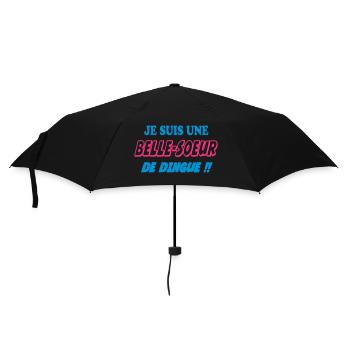 I AM A CRAZY SISTER-IN-LAW!! - Umbrella (small) - black - Front