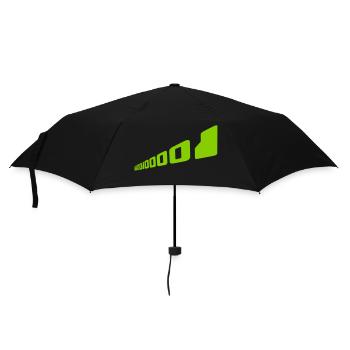 Binary Code Program Language - Umbrella (small) - black - Front