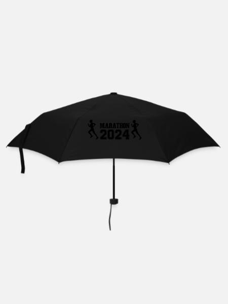 Marathon 2024 Femme - Parapluie standard - noir