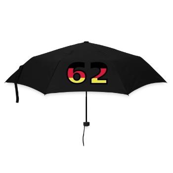 62 Number Germany Jersey - Umbrella (small) - black - Front