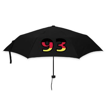 93 Number Germany Jersey - Umbrella (small) - black - Front