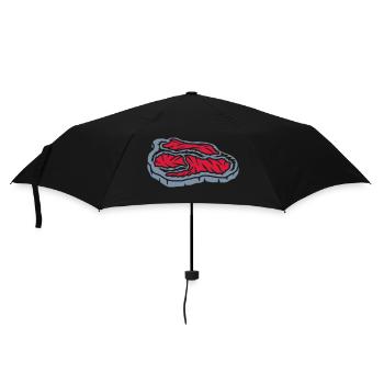 Grillmeister Steak juteux sanglant - Parapluie standard - noir - Devant