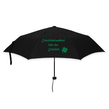 eichsfelderlandkind liebt eichsfeld - Regenschirm (klein) - Schwarz - Vorne