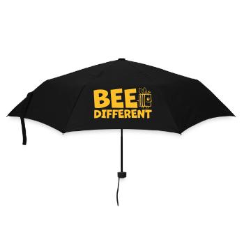 bee different saying quote - Umbrella (small) - black - Front