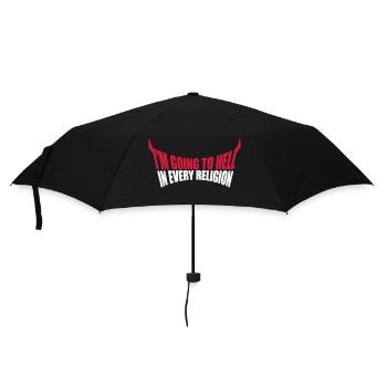 Going to Hell - Umbrella (small) - black - Front