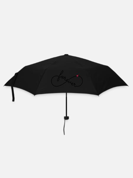 Infinity symbol Infinity forever - Umbrella (small) - black